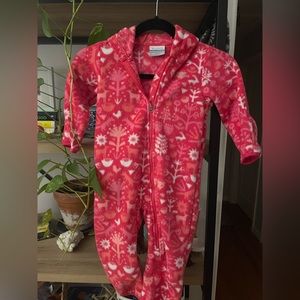 NWOT Pink Print Columbia Bunting